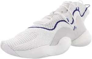 adidas Men's Crazy Byw High Top Sneakers, White/White, 10.5