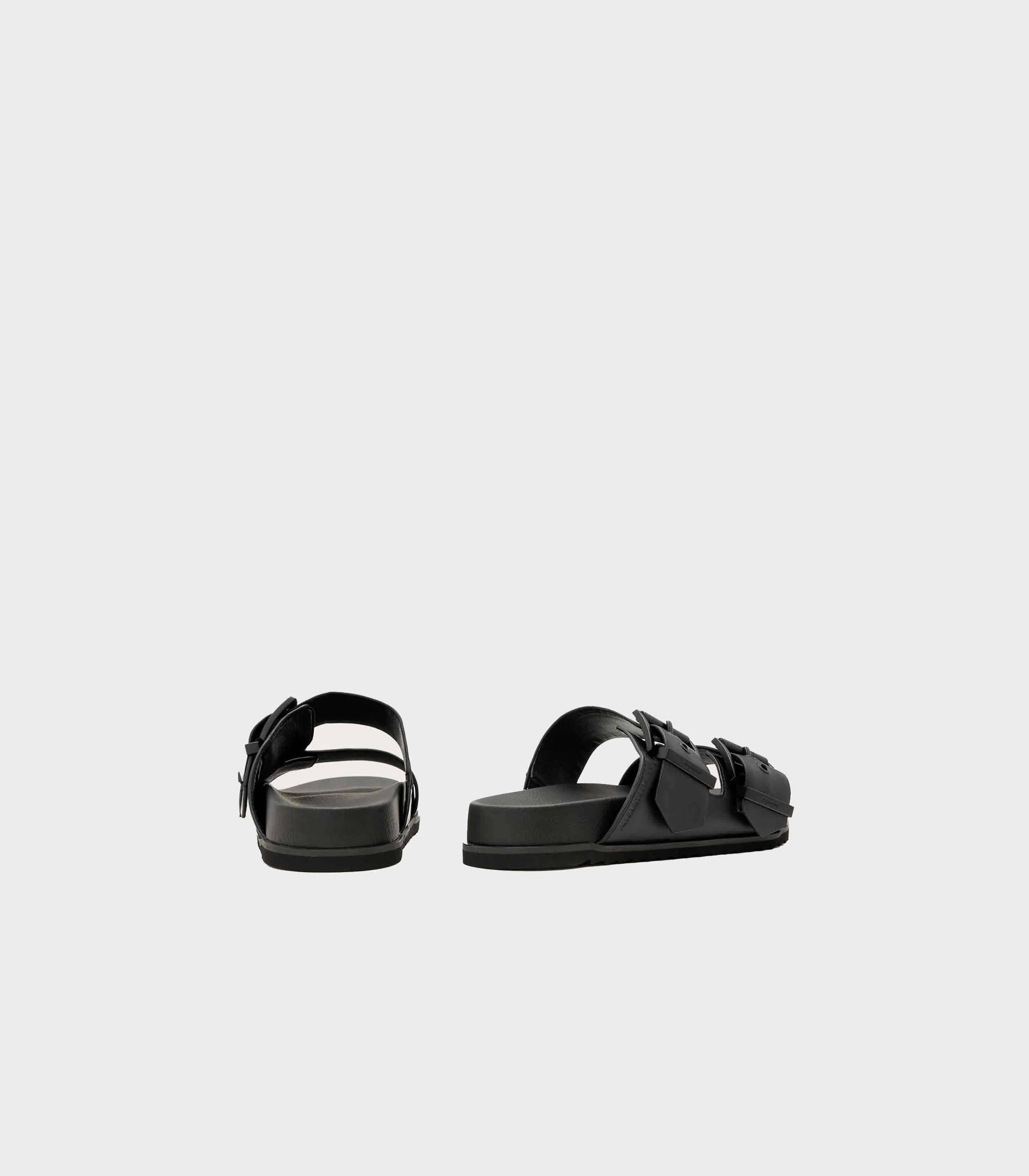AllSaints - Sian Leather Buckle Sandals