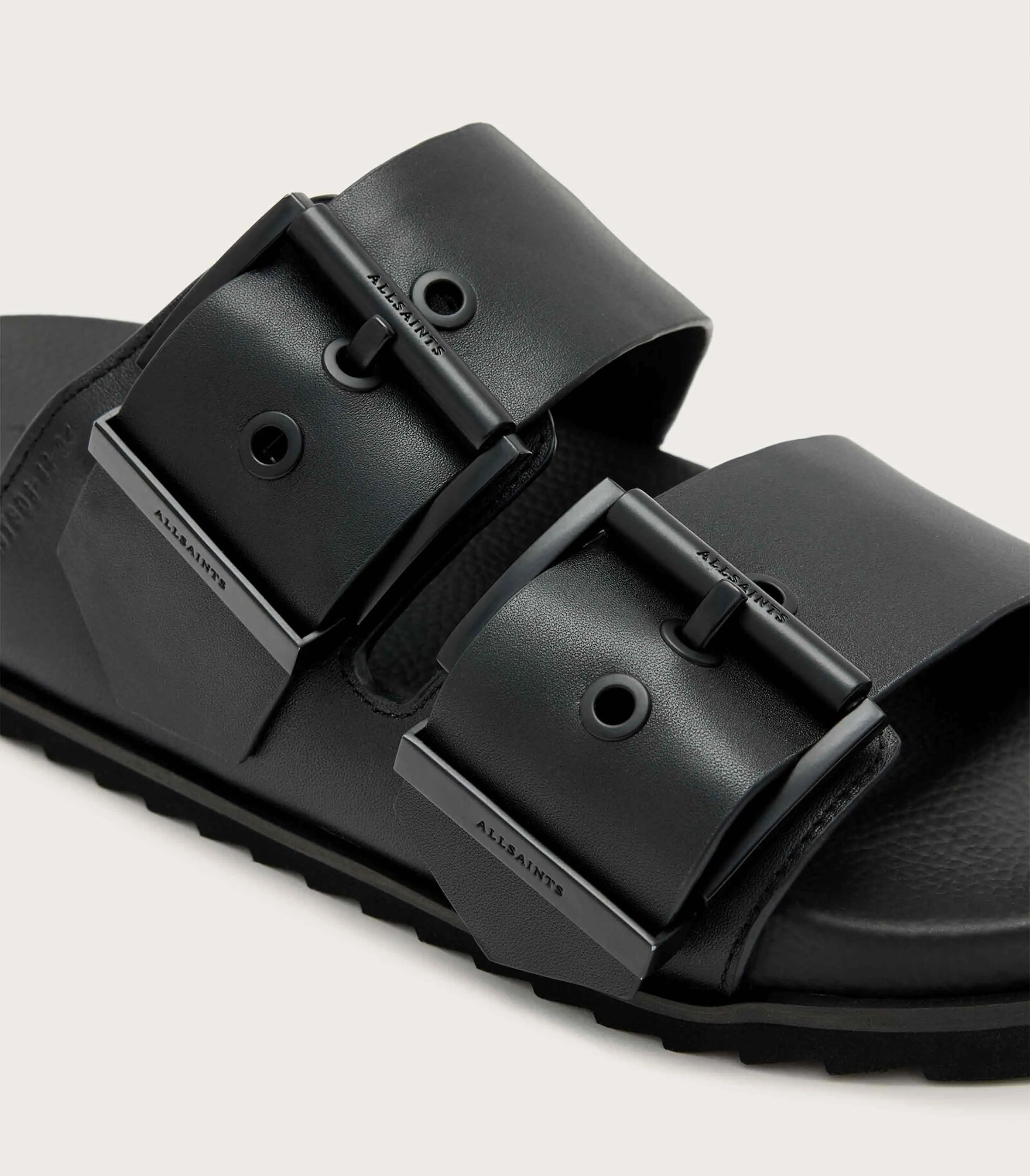 AllSaints - Sian Leather Buckle Sandals