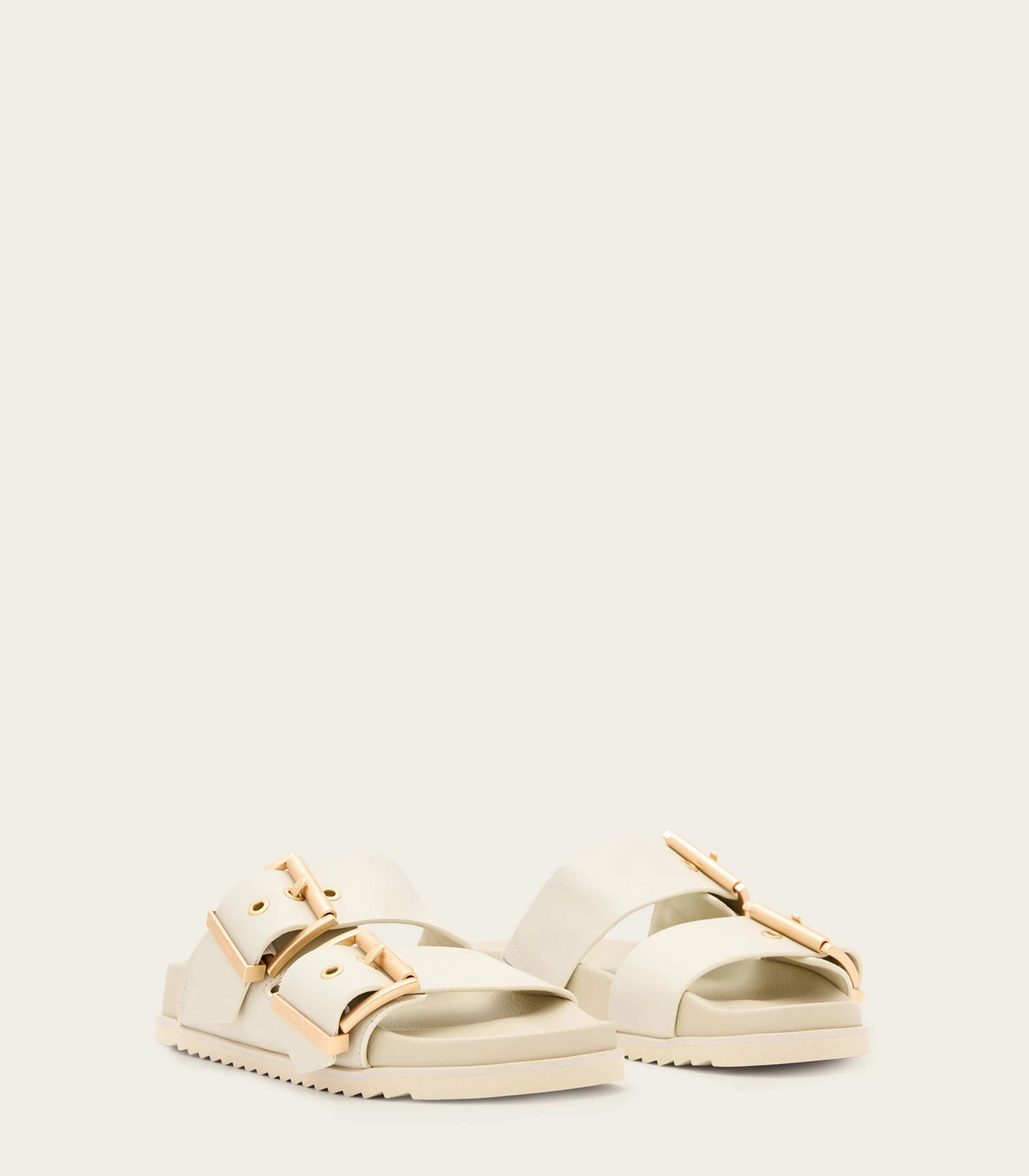 AllSaints - Sian Leather Buckle Sandals