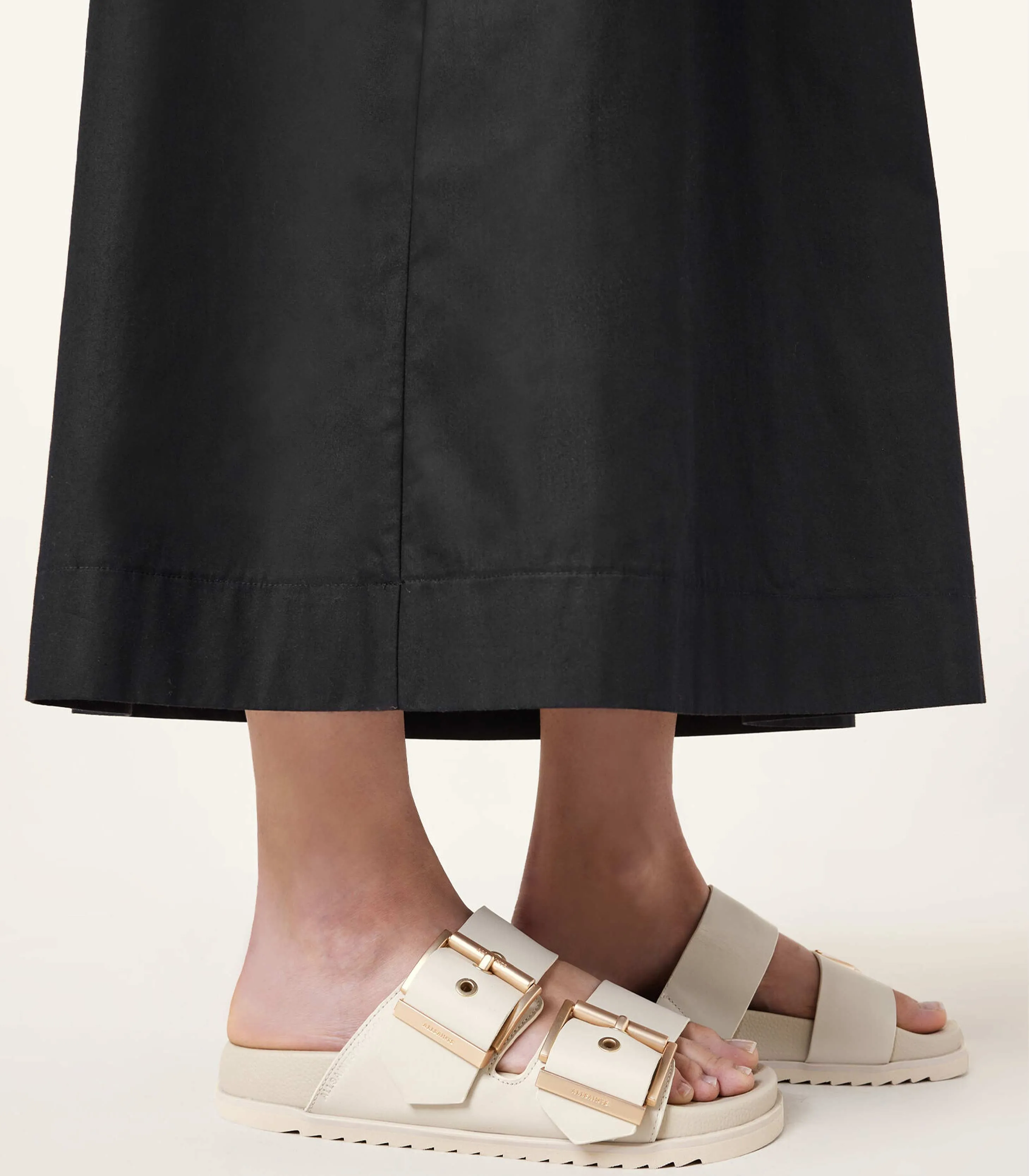 AllSaints - Sian Leather Buckle Sandals