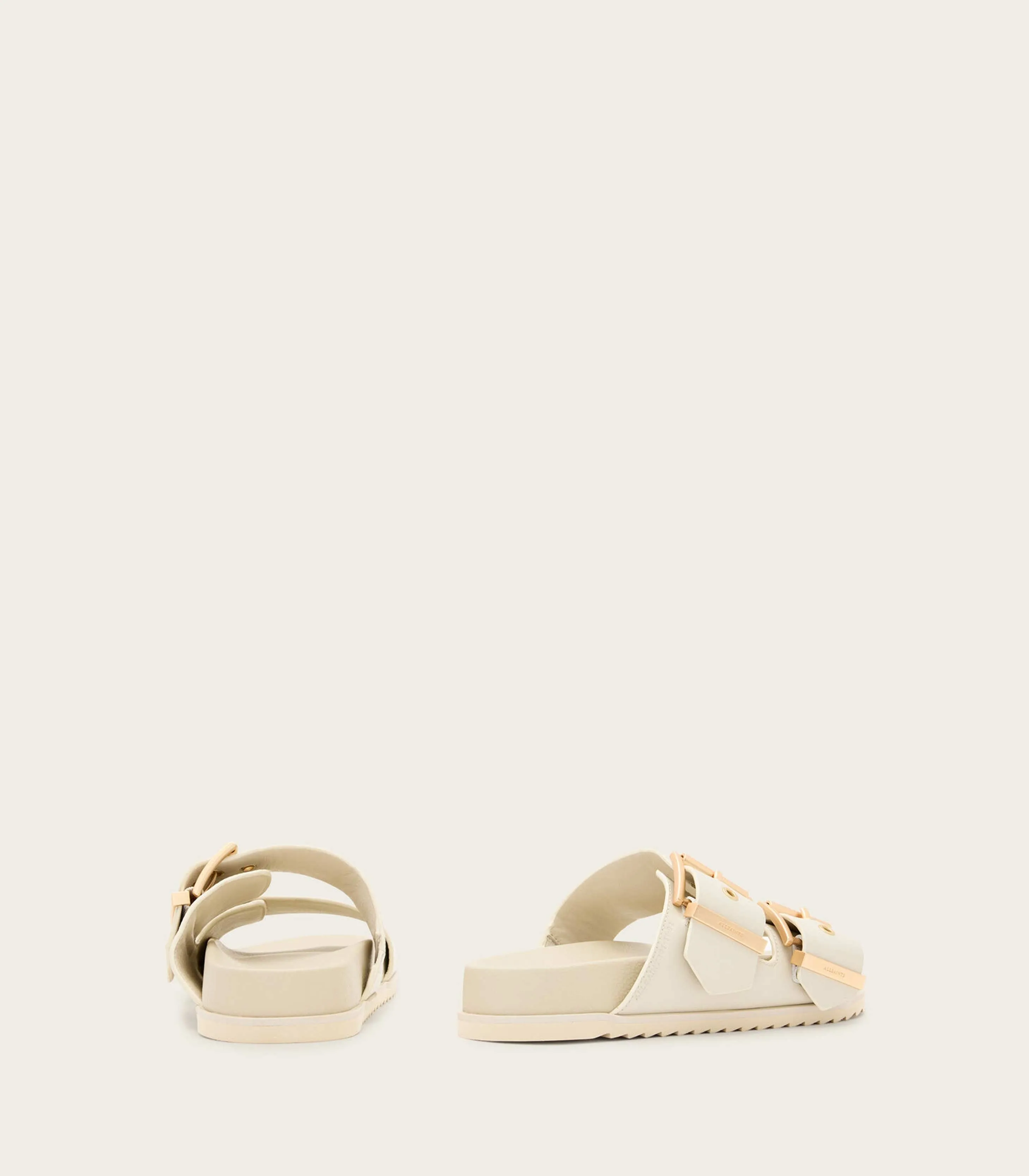 AllSaints - Sian Leather Buckle Sandals