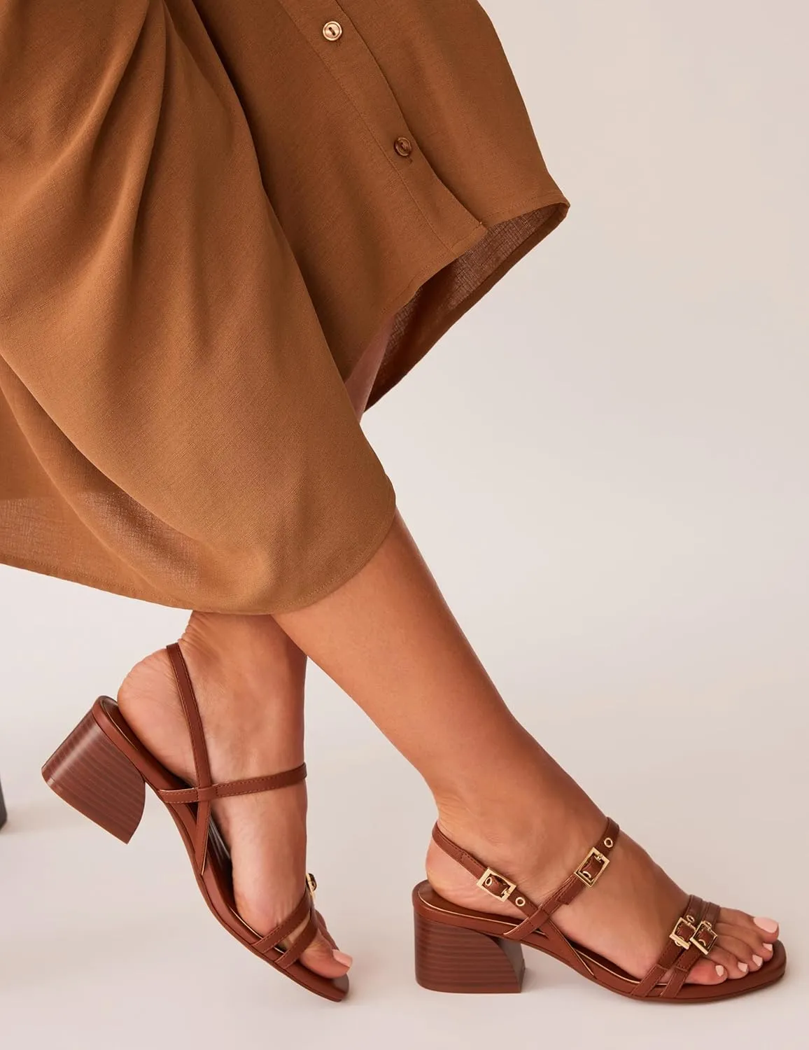 Anne Klein Women's Block Heel Sandal Mackenzie