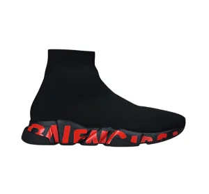 Balenciaga Speed Graffiti 'Black/Red'