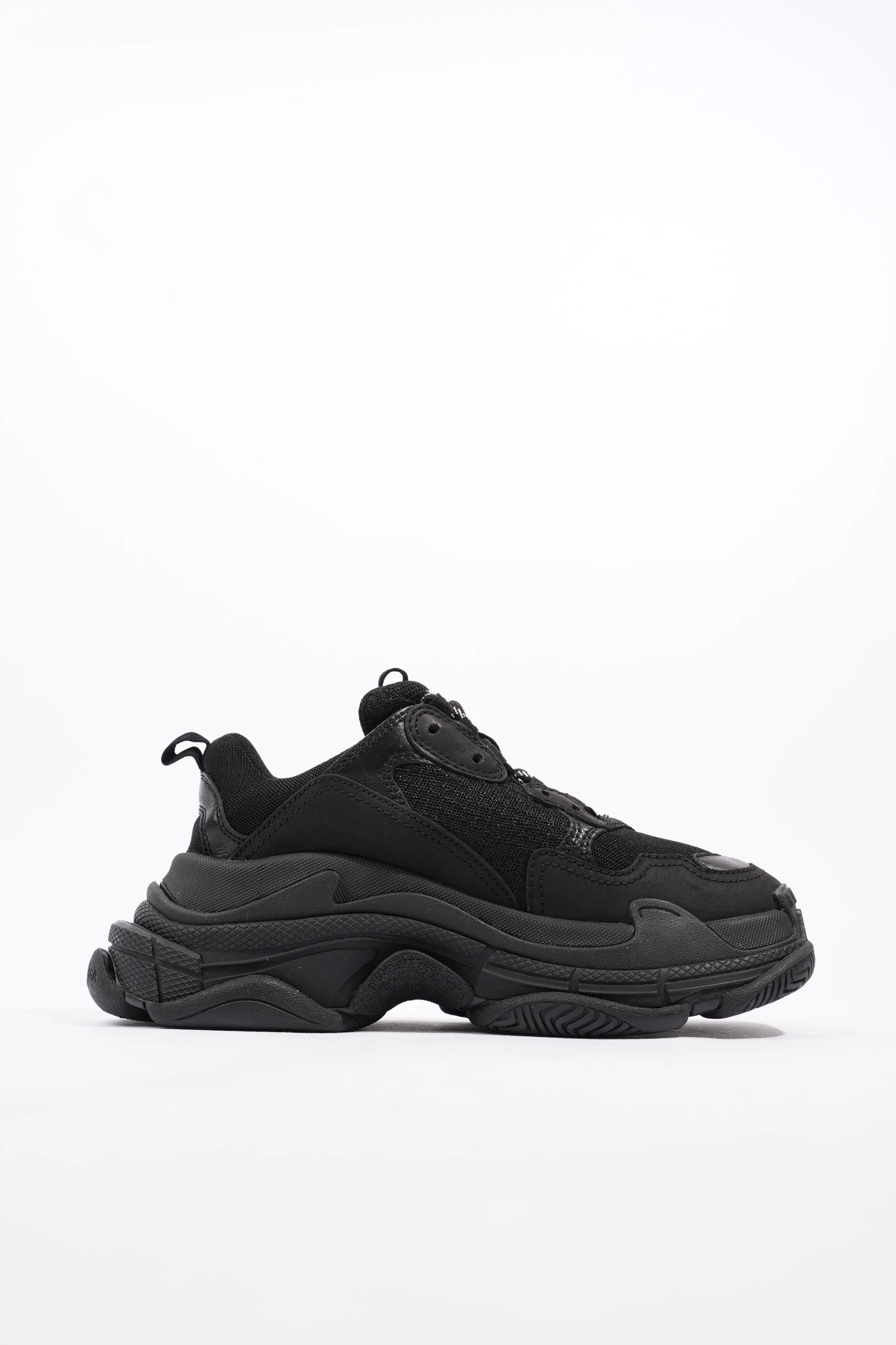 Balenciaga Triple S Sneaker Black Knit EU 37 UK 4