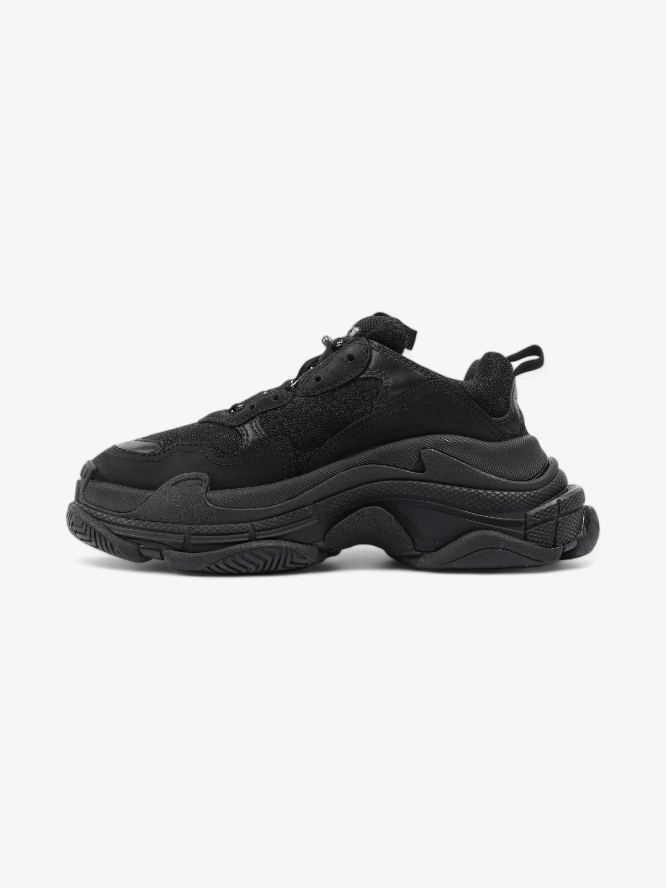 Balenciaga Triple S Sneaker Black Knit EU 37 UK 4