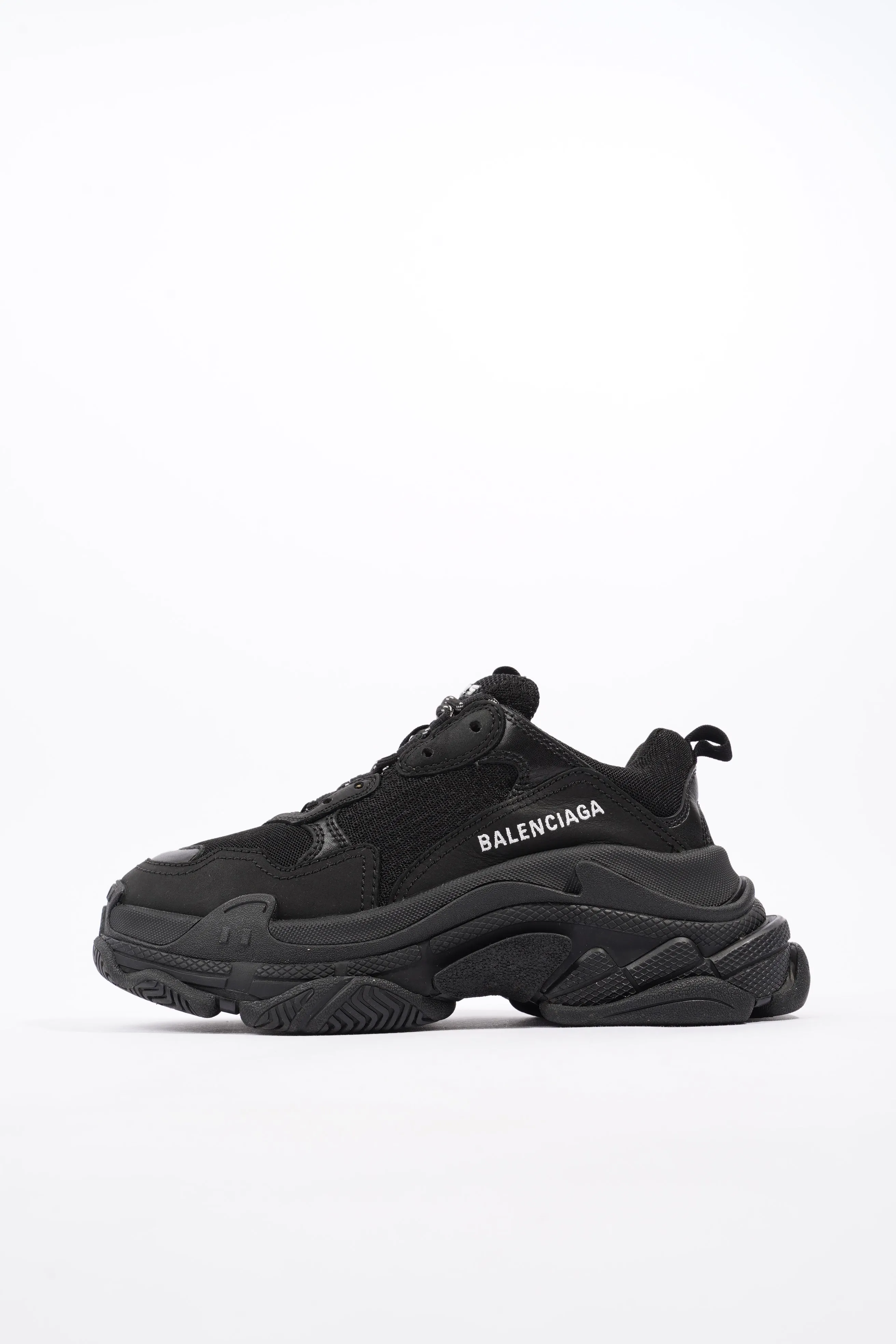 Balenciaga Triple S Sneaker Black Knit EU 37 UK 4