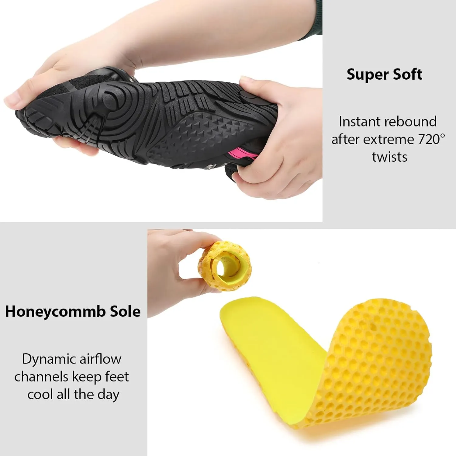 Barefoot Shoes Women Wide Toe Box Zero Drop Minimalist Shoes for Workout Cross-Trainer Walking Hiking Water Grounded Footwear
