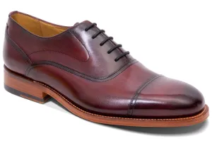 Barker Cherwell - Hand Brushed Burgundy - 8.5 F