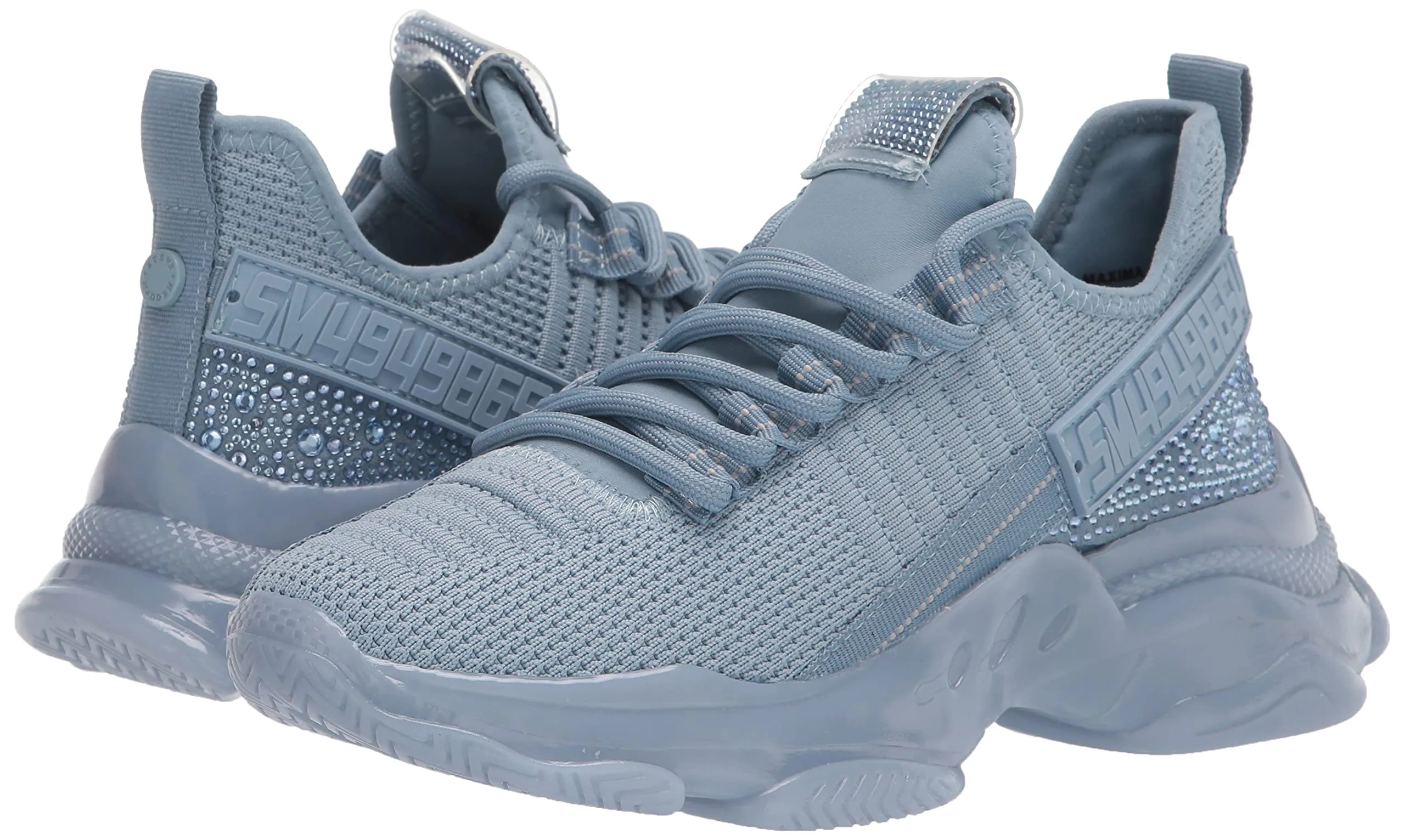 Blue Multi Fashion Lace Steve Baby Boyfriend Up Madden Rhinestone Maxima Power-efficient Sneaker Free worldwide shipping