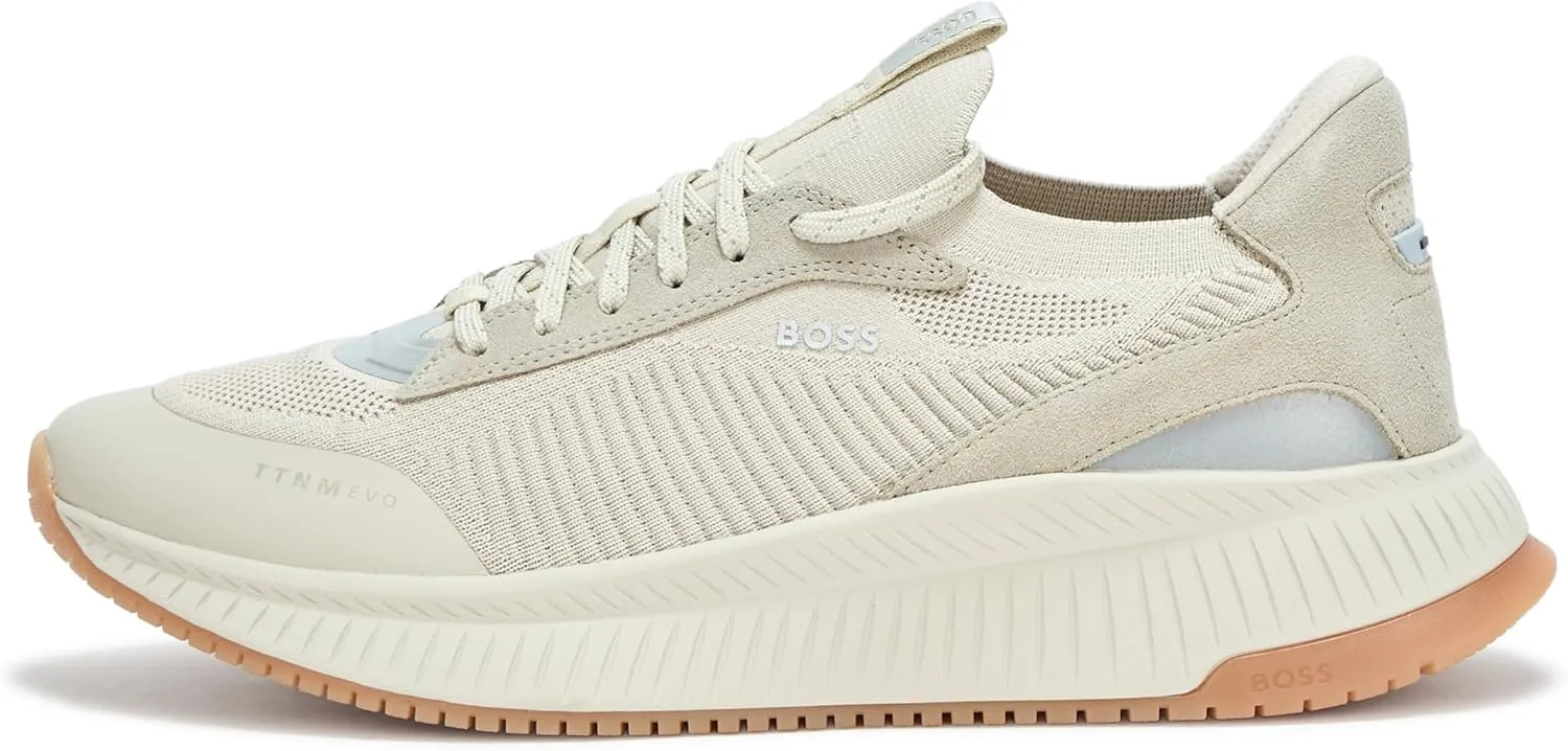 BOSS Men's Modern Knit Structure Running Sneaker