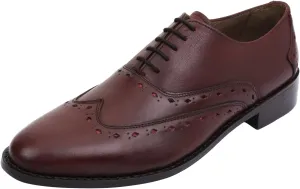Captoe Oxford Goodyear Welted Formal Handmade Leather Dress Shoes