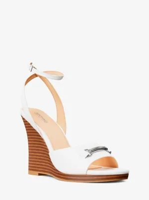 Carson Leather Wedge Sandal