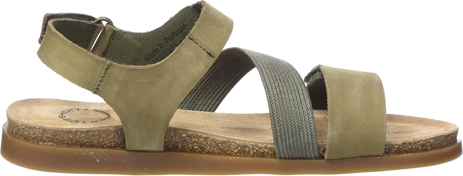 CA'SHOTT A/S Women's Casalice Velcro Elastic Sandal Nubuck Flat