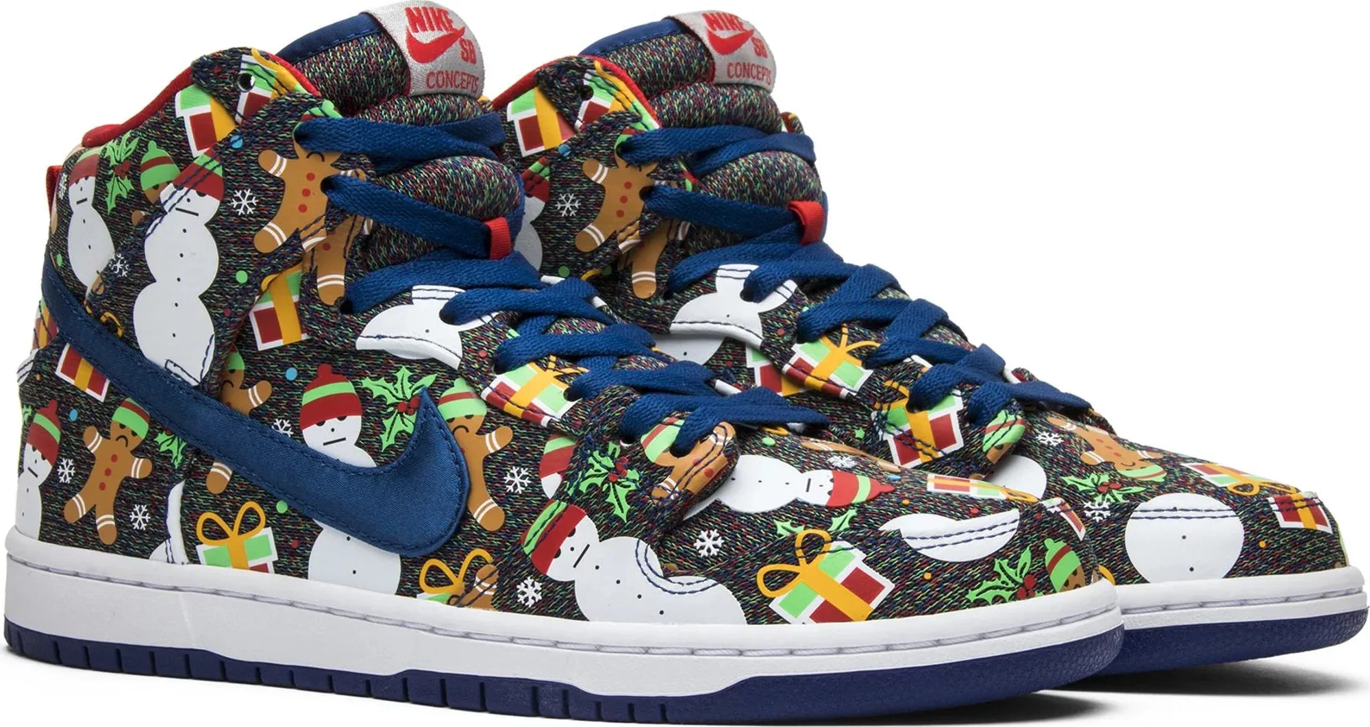 Concepts x SB Dunk Pro High 'Ugly Christmas Sweater' 2017 Special Box
