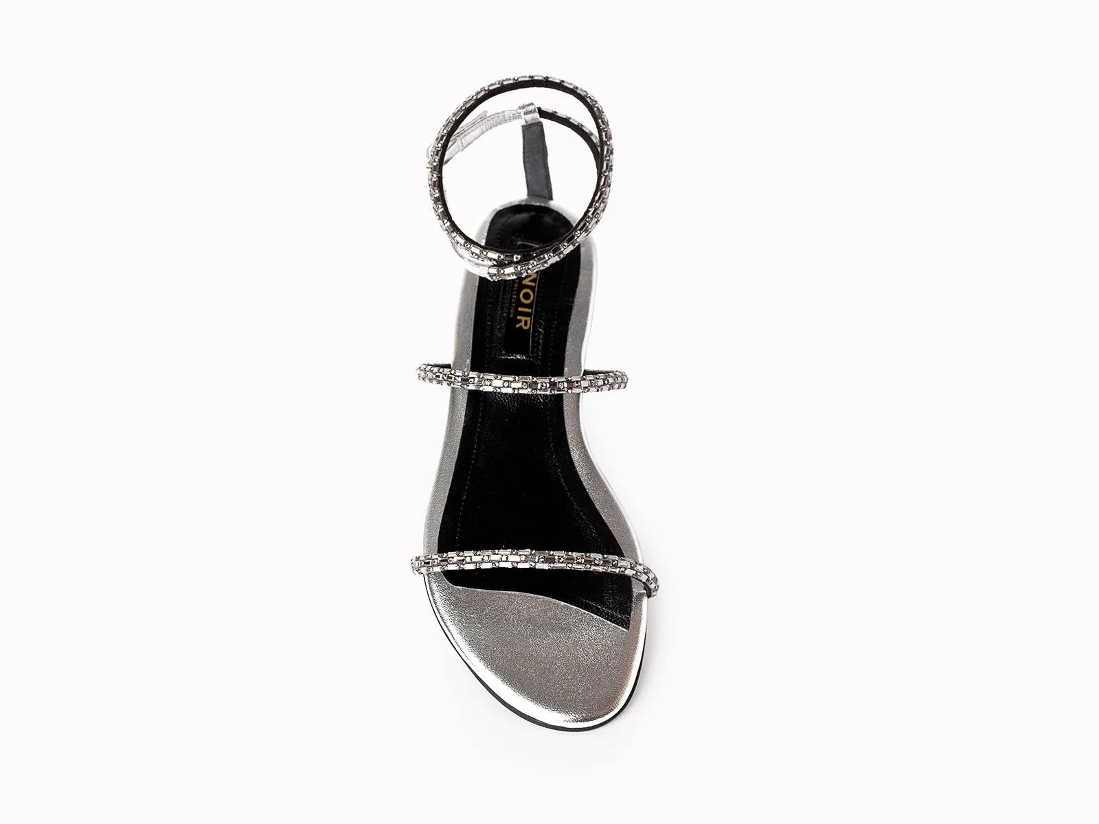 Crystal Sandal Flat