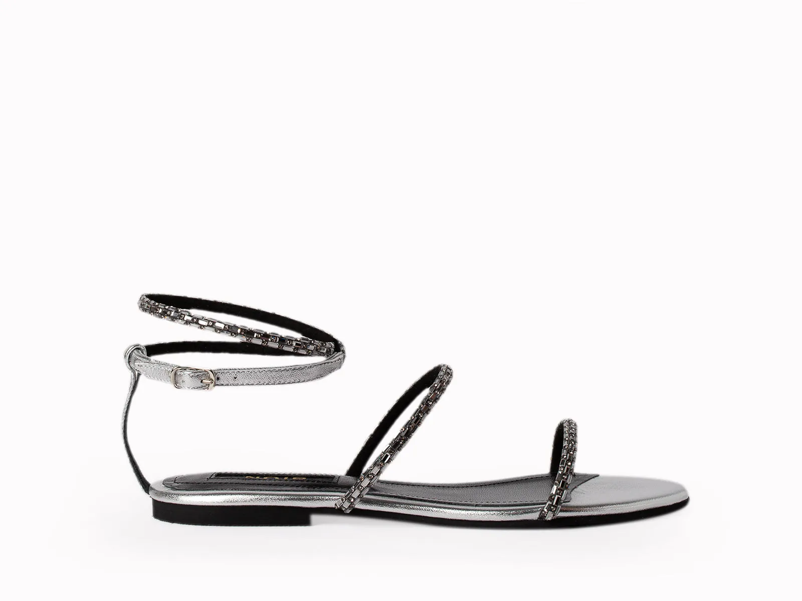 Crystal Sandal Flat