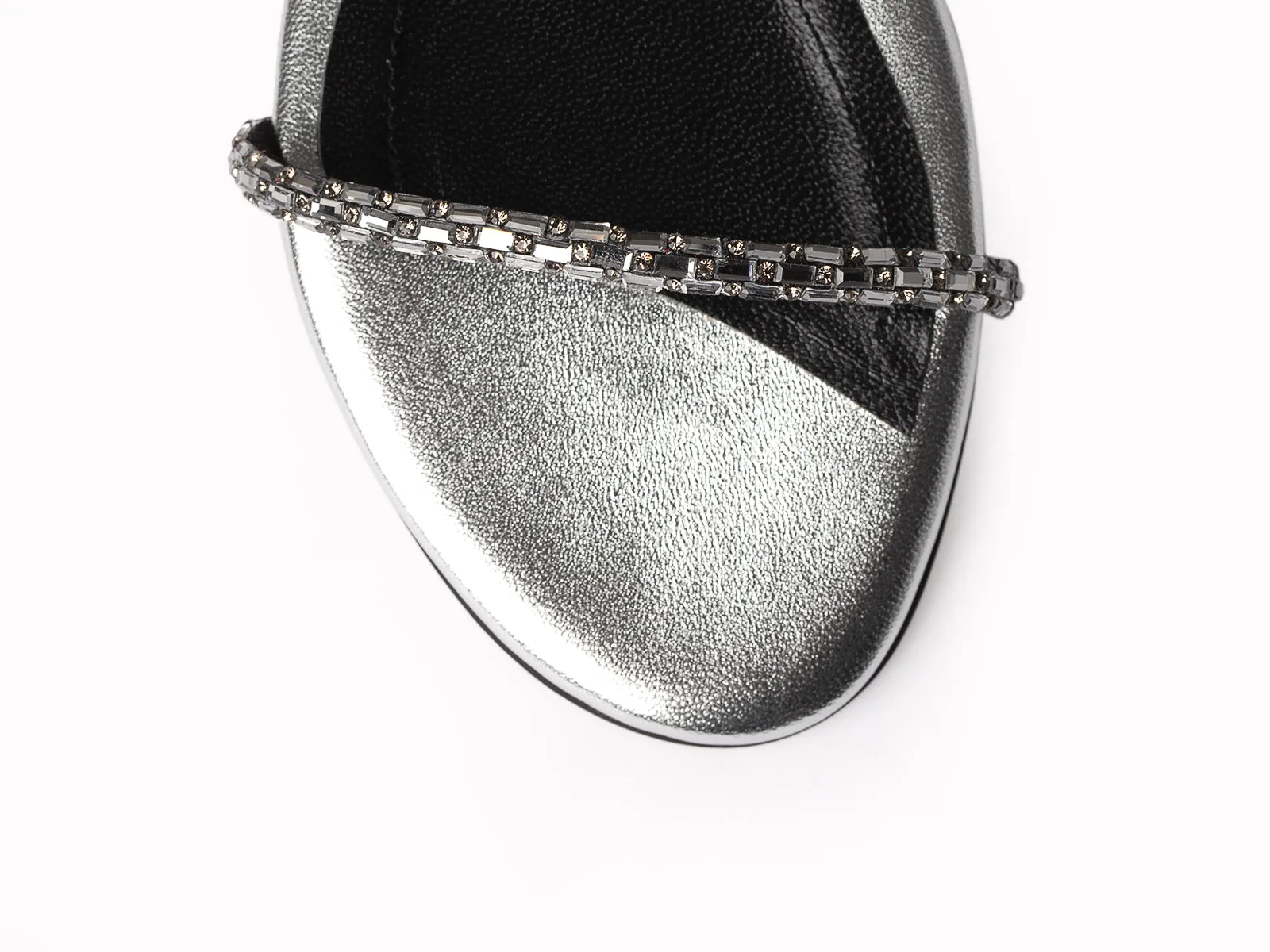 Crystal Sandal Flat