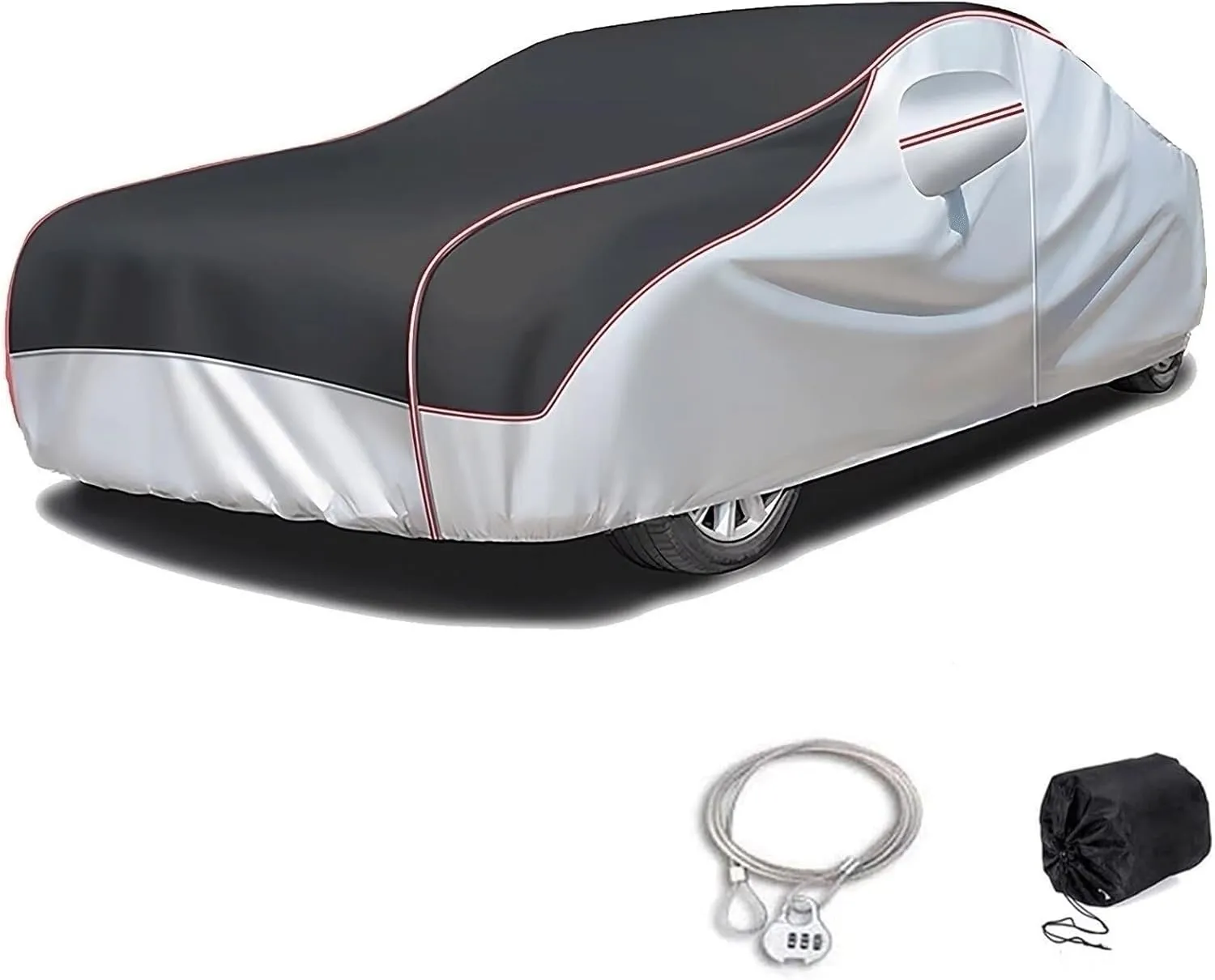 Custom Hail Proof Car Cover compatible with Mercedes GLE Coupe (C292)(2015-2019),Multi-Layered Car Hail Blankets with Cotton Outdoor Full Exterior Covers Waterproof Sunproof All Weather Protection(Bla