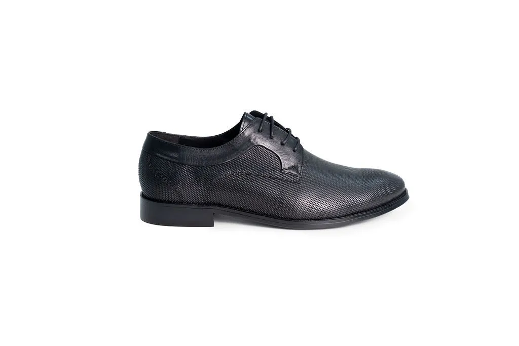 DIROTTA ITALIA NAPOLI BLACK OXFORD SHOES