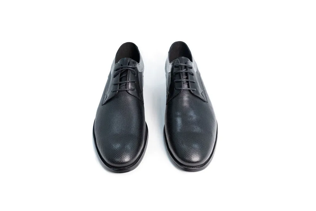 DIROTTA ITALIA NAPOLI BLACK OXFORD SHOES