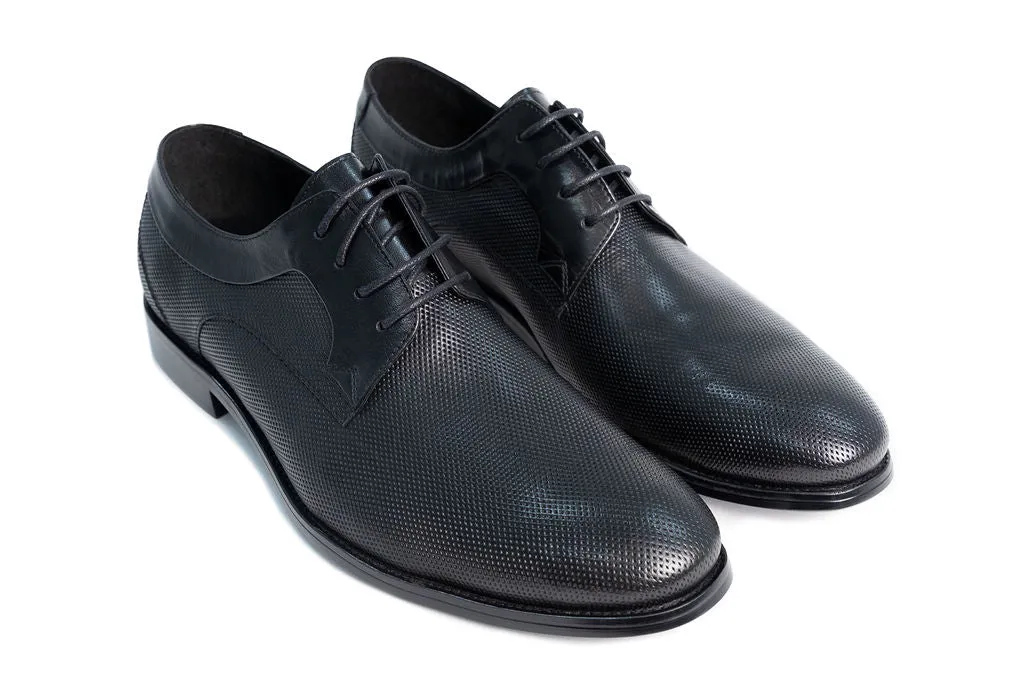 DIROTTA ITALIA NAPOLI BLACK OXFORD SHOES