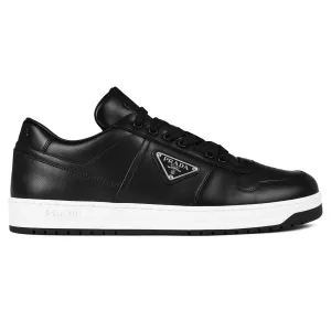 Downtown Leather Low Top Black Sneaker
