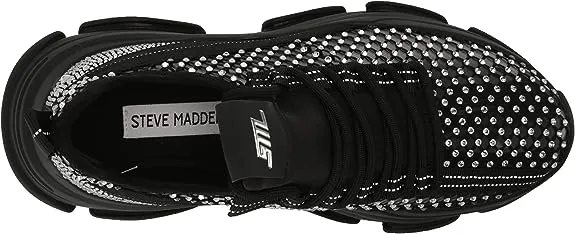 Embellished Madden Fashion Stretchy Up Black Steve Top Phantom Low Lace Long-term Sneakers Premium-grade
