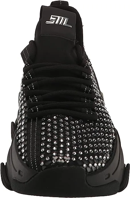 Embellished Madden Fashion Stretchy Up Black Steve Top Phantom Low Lace Long-term Sneakers Premium-grade