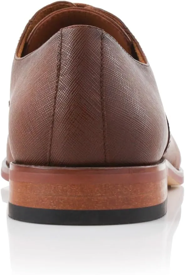 Ferro Aldo Men’s Classic Vegan Leather Lace-Up Oxford Formal Dress Shoes