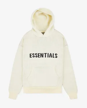 FOG ESSENTIALS SS21 CREAM KNIT HOODIE (NEW)