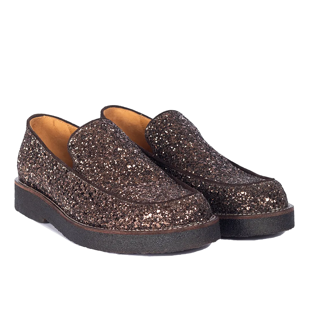 Funkelnder Glitzer-Loafer