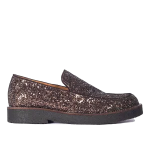 Funkelnder Glitzer-Loafer