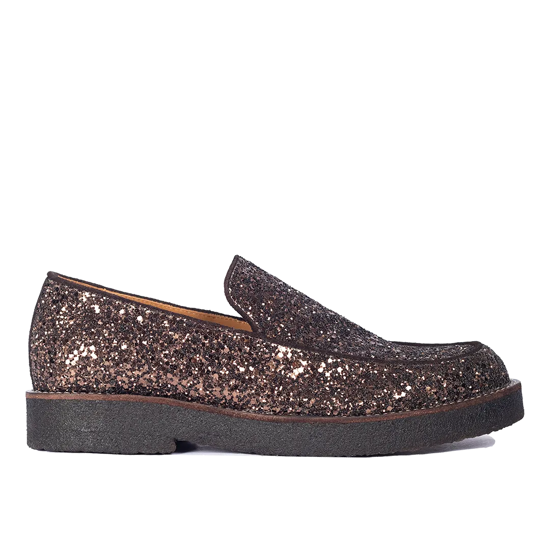 Funkelnder Glitzer-Loafer