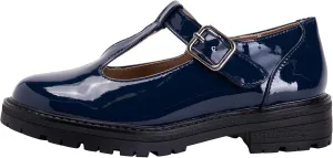 Girls Mary Jane Shoes Oxford Dress Heels Round Toe T-Strap Platform Chunky Low Heel Pumps Lily-2 ~