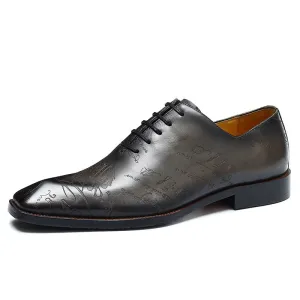 Handmade Leather Vintage Oxford Dress Shoes