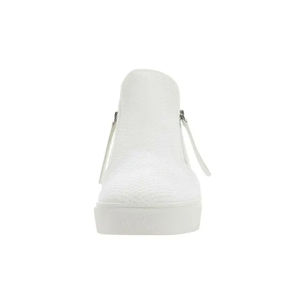 Heel Top-tier options White Hidden Closed-Toe Zippers Wedge Sneakers Customer-friendly Click Steve Madden Dual-Side