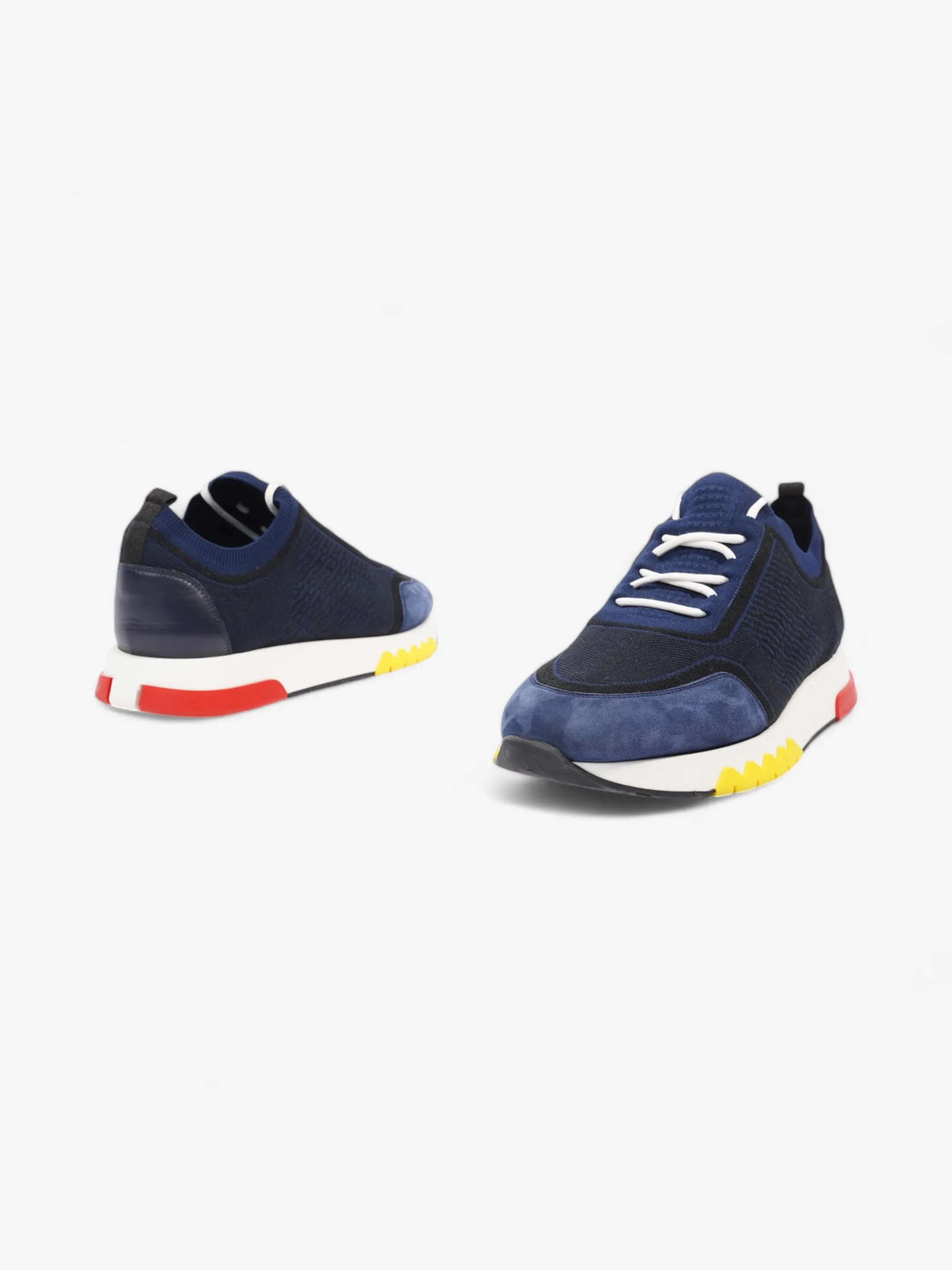 Hermes Addict sneaker Navy / Black Knit EU 44.5 UK 10.5