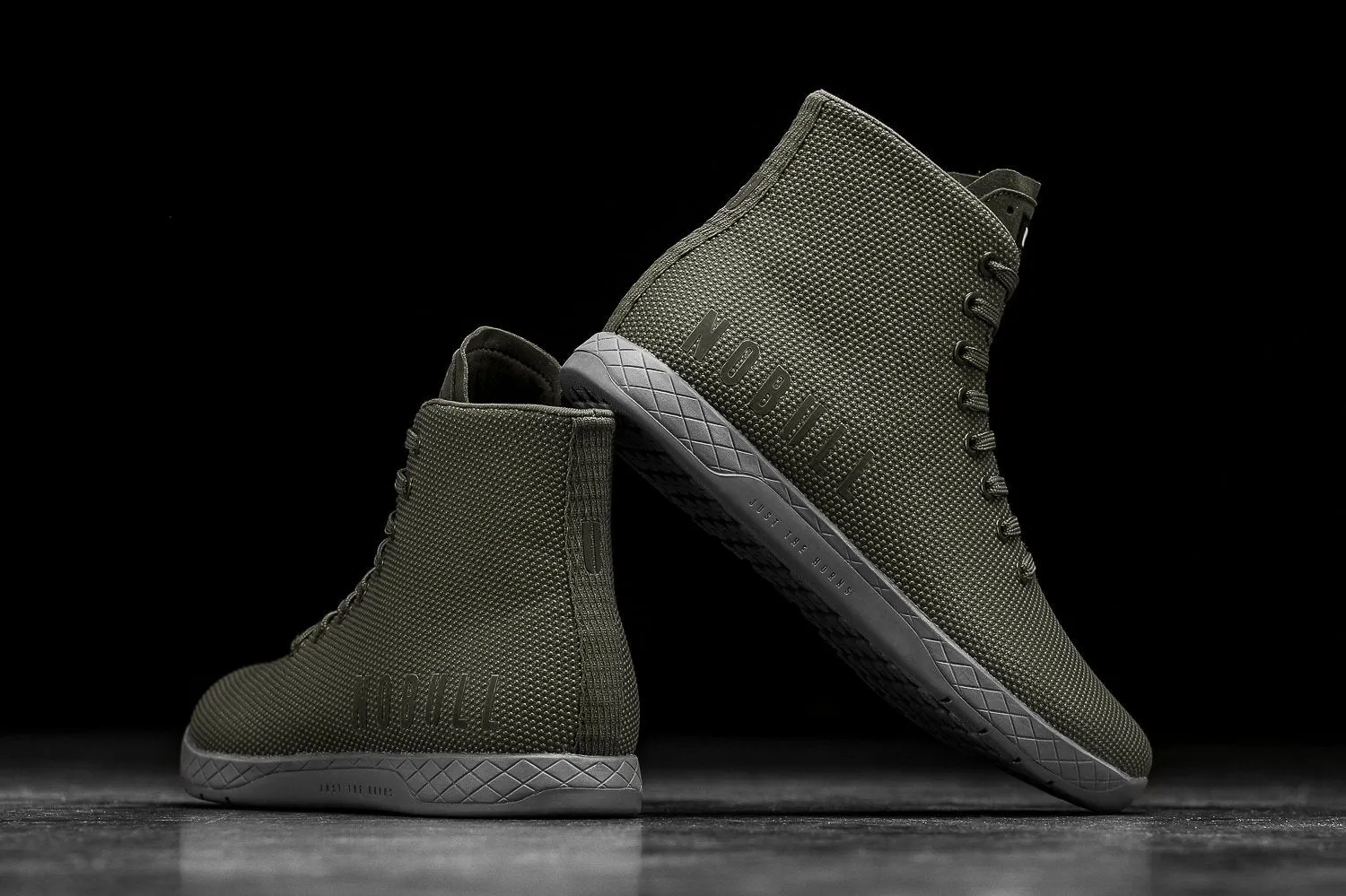 HIGH-TOP ARMY GREY TRAINER (WOMEN'S)