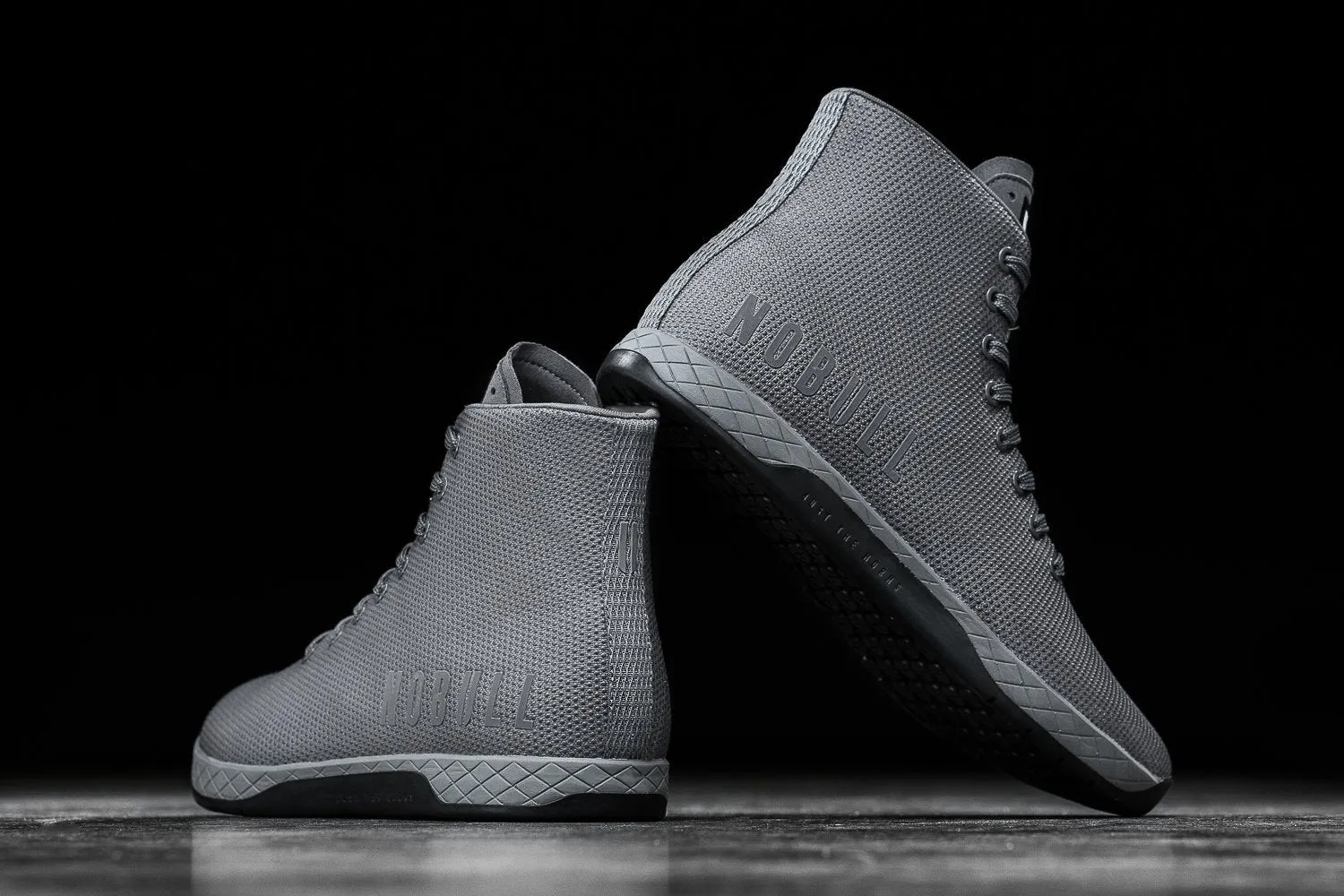 HIGH-TOP DARK GREY BLACK TRAINER (MEN'S)