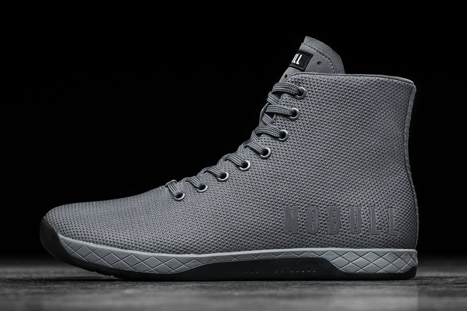 HIGH-TOP DARK GREY BLACK TRAINER (MEN'S)