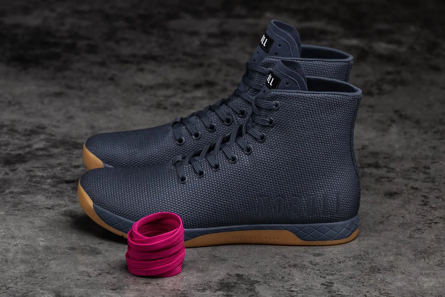 HIGH-TOP NAVY GUM TRAINER (WOMEN'S)