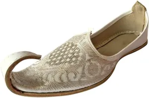 Indian Men Shoes Handmade Aladdin Khussa Leather Juti Flipflops Slipper