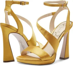 Jessica Simpson Womens Friso Buckle Ankle Strap Pumps