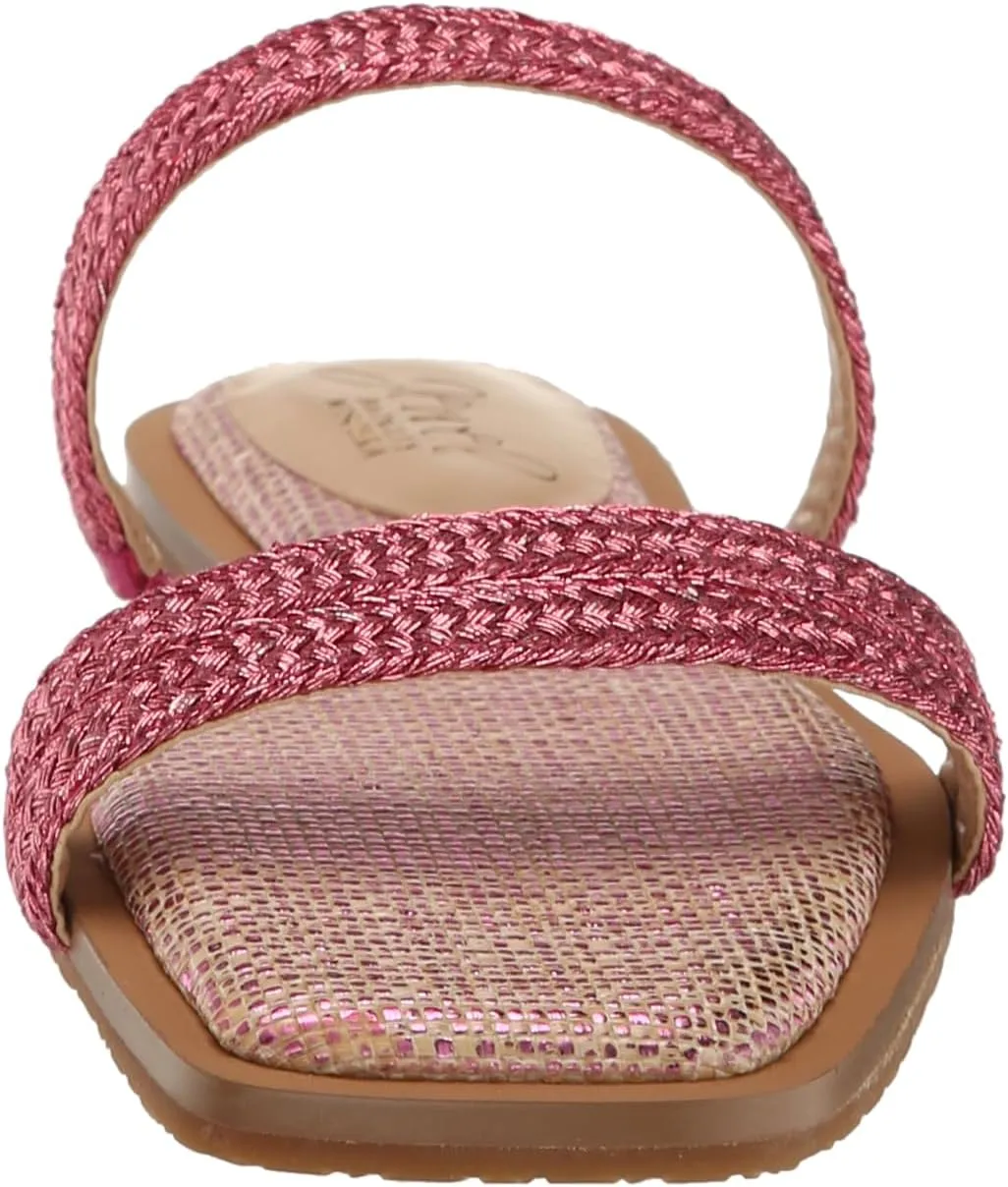 Jewel Badgley Mischka Helena Flat Summer Sandal