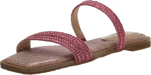Jewel Badgley Mischka Helena Flat Summer Sandal