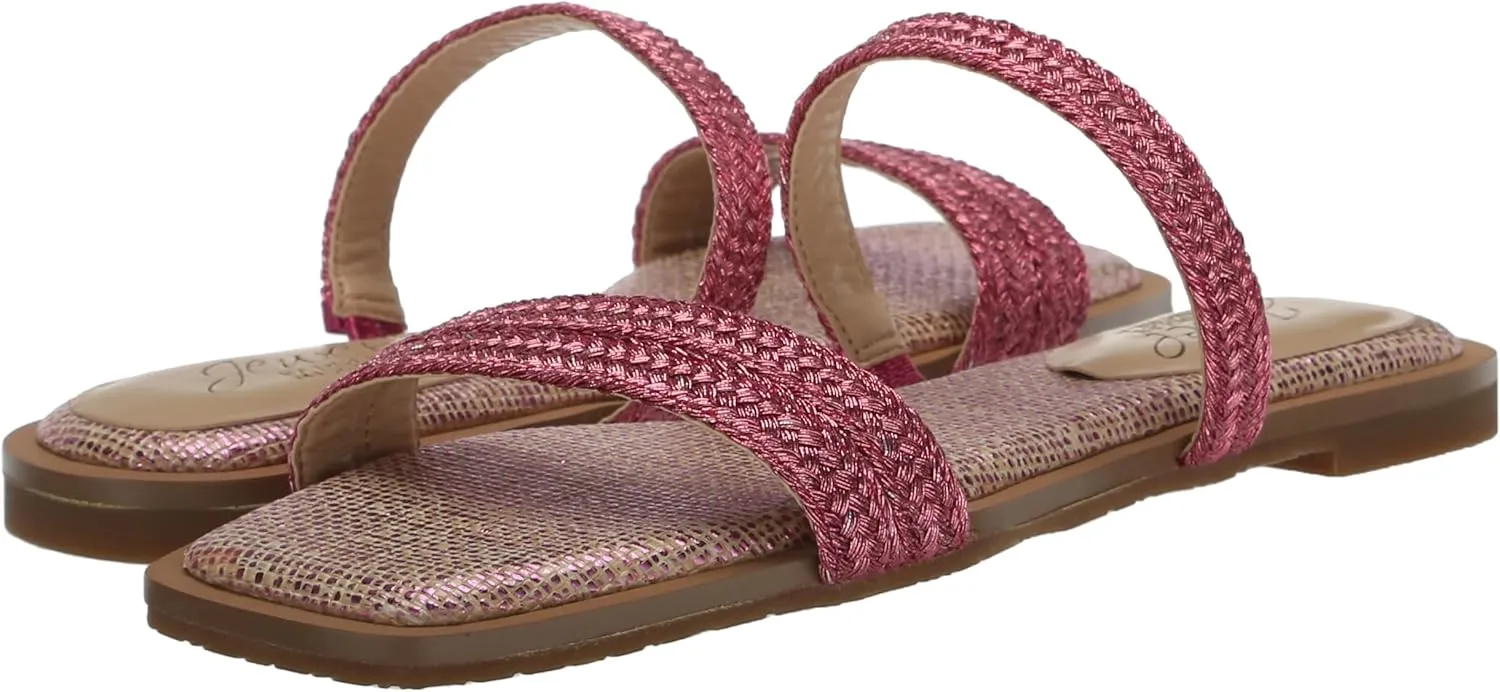 Jewel Badgley Mischka Helena Flat Summer Sandal
