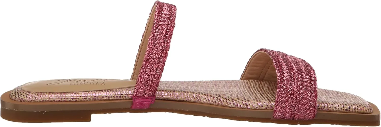 Jewel Badgley Mischka Helena Flat Summer Sandal