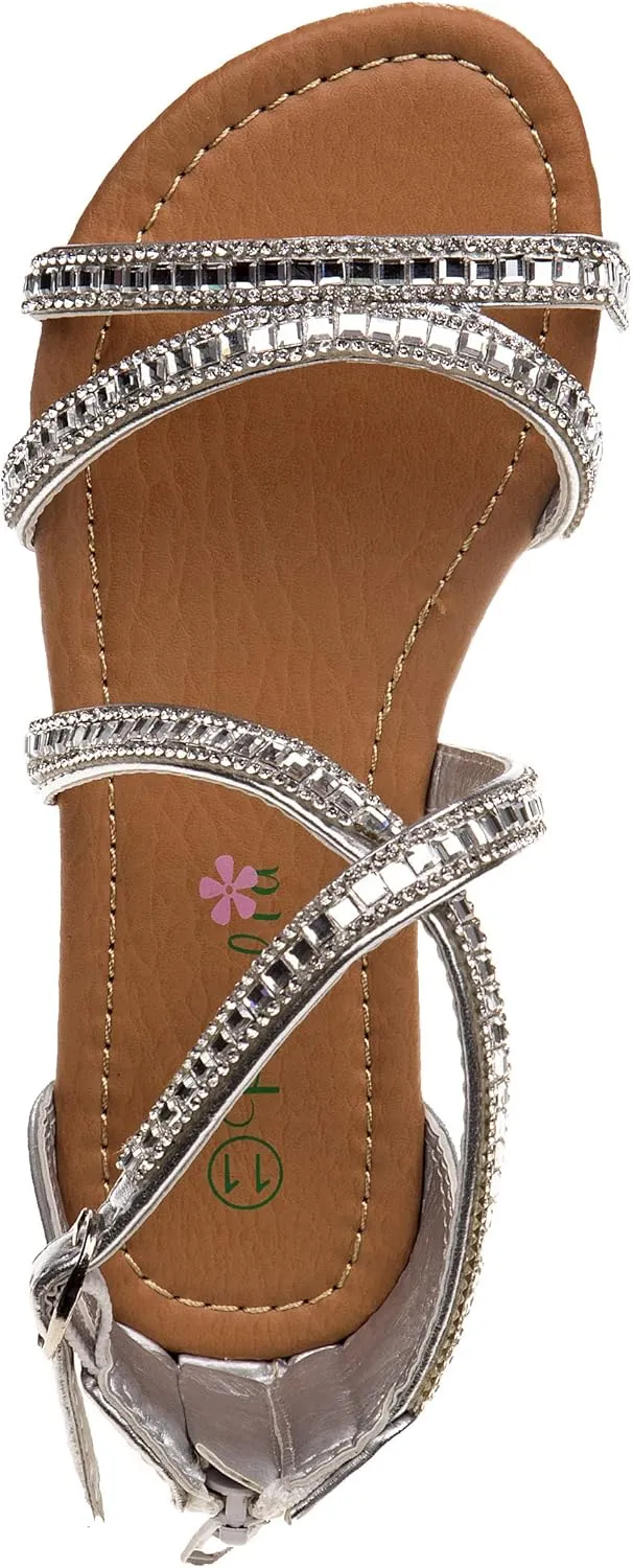 Josmo Girl's Samantha Flat Sandal