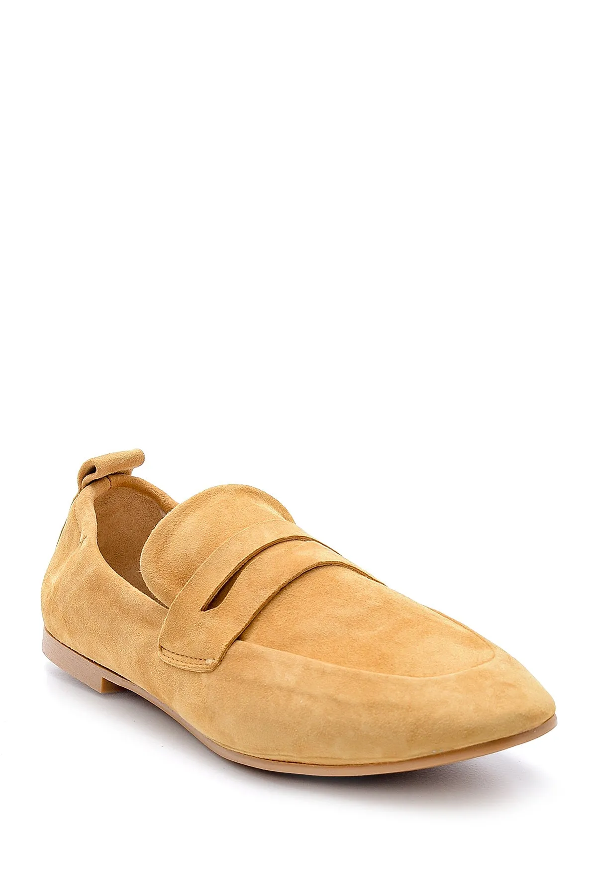 Kadın Süet Deri Loafer